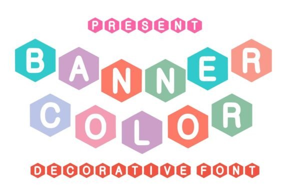 Banner Color: A Playful Font for Eye-Catching Designs