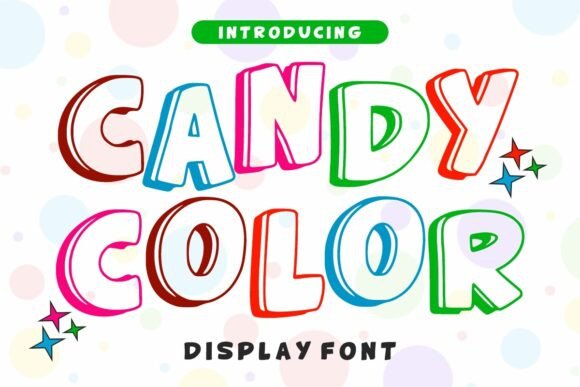 Candy Color Font: A Sweet Treat for Modern Designers