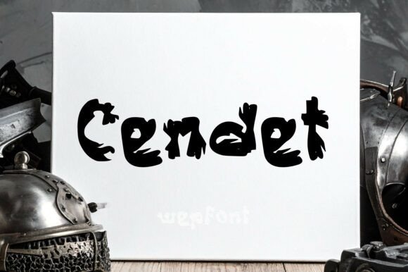 Cendet: The Raw Brush Font That Demands Attention