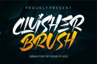 Cluisher Brush: Bold Typography for Standout Branding