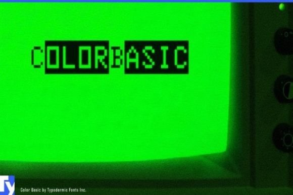 Color Basic: A Modern Font with Retro Soul for Digital Design