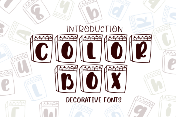 Color Box: The Playful Typeface That Pops Off the Page