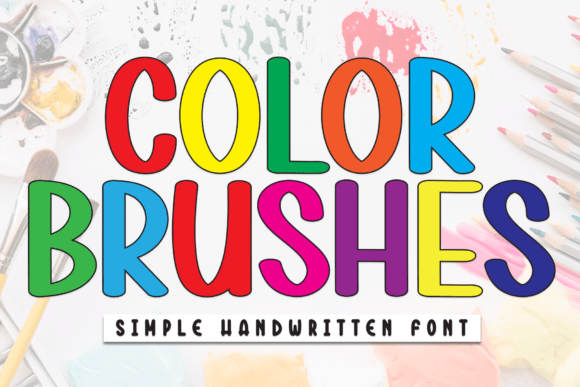 Color Brushes: Unleashing Joyful Typography in Design
