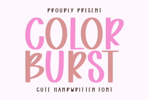 Color Burst: The Handwritten Font That Radiates Joy
