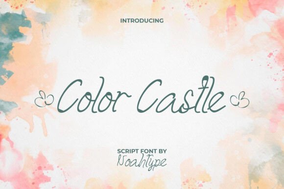 Color Castle: A Script Font with Personality