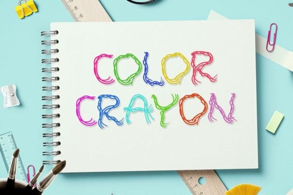 Color Crayon: A Playful Display Font for Joyful Branding