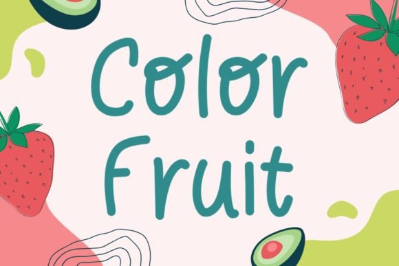Color Fruit: A Typeface Bursting with Freshness and Fun