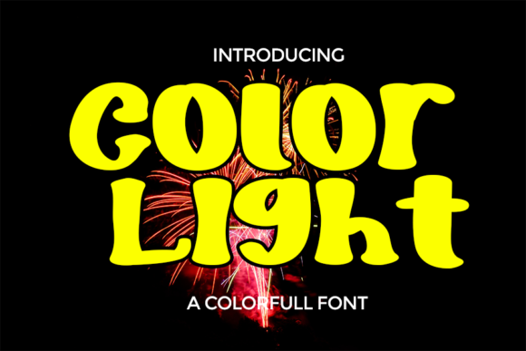Color Light: The Trendy Display Font for Fresh Designs