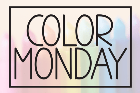 Color Monday: Where Sophistication Meets Handwritten Charm