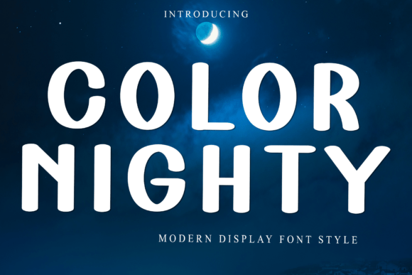 Color Nighty: The Font That Feels Like a Friendly Handshake
