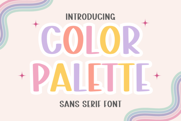 Color Pallete: A Handcrafted Sans Serif That Feels Like a Hug