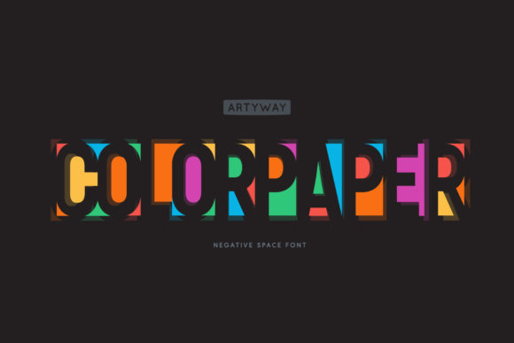 Color Paper: Crafting Visual Magic with Negative Space