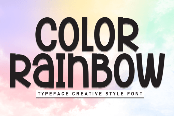 Color Rainbow: A Handwritten Font That Brings Designs to Life