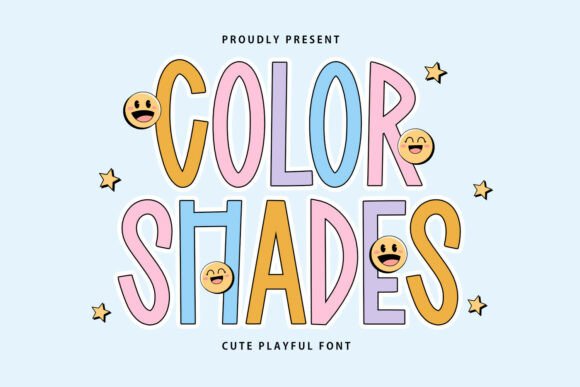 Color Shades: A Font That Brings Joy to Creative Projects