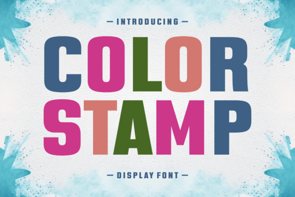 Color Stamp: A Display Font That Makes Your Brand Pop