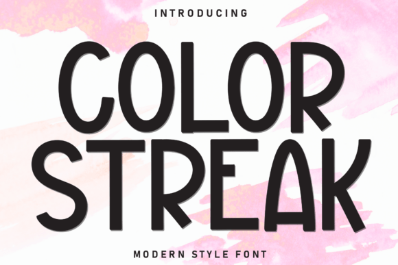 Color Streak: The Whimsical Font That Adds Instant Personality