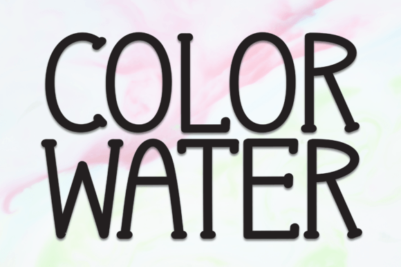 Color Water: The Handwritten Font That Feels Like a Hug