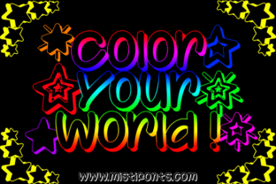 Color Your World: A Font That Brings Energy to Every Project