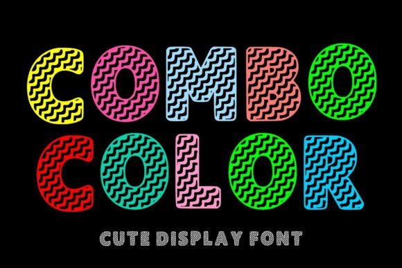 Combo Color: A Bold Typeface for Cheerful Branding