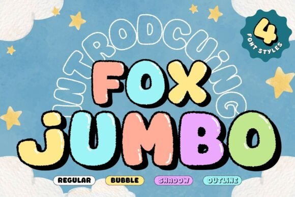 Fox Jumbo Font: Your Go-To for Playful, Bold Branding