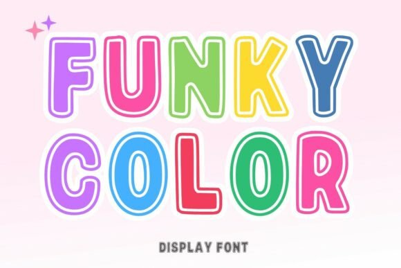 Funky Color: The Vibrant Typeface for Joyful Design