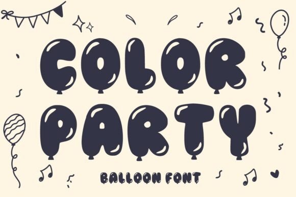 Infuse Joy Into Your Projects With the Color Party Typeface