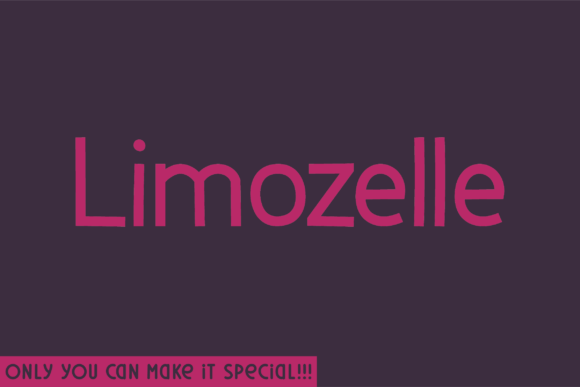 Limozelle: A Font with Heart and Hustle