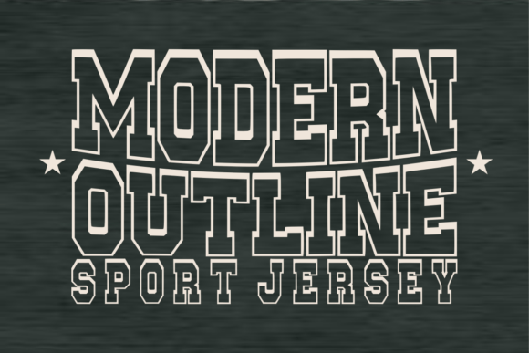 Modern Outline: The Typeface Built for Speed and Style