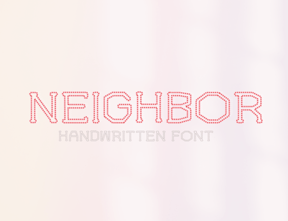 Neighbor Font: Crafting Visual Distinction for Your Creative Work