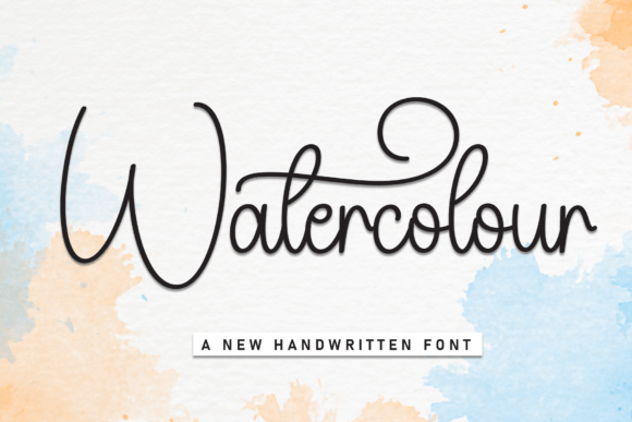 The Watercolour Font: A Sweet Touch for Modern Design