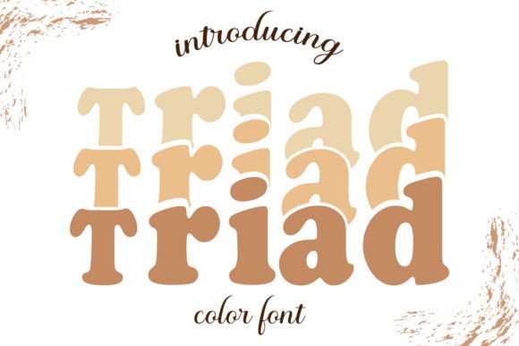 Triad Color: A Display Font for Bold, Creative Branding