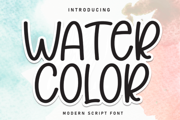 Water Color: A Handwritten Font That Brings Whimsy to Your Work