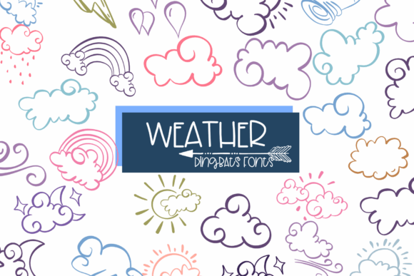 Weather Dingbat Fonts: A Playful Toolkit for Creative Designers