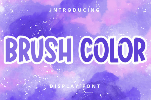 Why Brush Color is the Display Font Your Projects Need